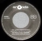 7inch Vinyl Single - Die Fröhlichen Franken - Dou Kommer Nix Mach'n / Dein Größter Feind Ist Alkohol