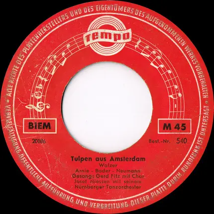 Die Kolibris / Gerd Fitz - Drei Braune Mädchen / Tulpen Aus Amsterdam