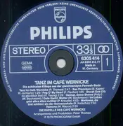 LP - Die Kapelle Des Café Wernicke - Tanz Im Café Wernicke - Die Schönsten Klänge Aus Der Gleichnamigen Fernseh-Serie