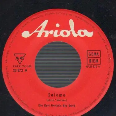 Die Kurt Henkels Big Band - Salome / Wheels