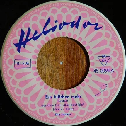 Die Jonnys - Ein bißchen mehr / Ole Babutschkin