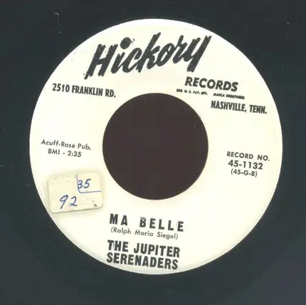 Die Jupiter Serenaders - Theme From A Dream / Ma Belle