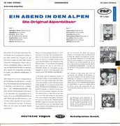 LP - Die Original Alpenbläser - Ein Abend In Den Alpen