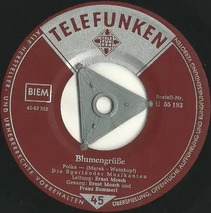 Die Original Egerländer Musikanten - Zwei Herzen Und Ein Schlag
