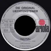 7inch Vinyl Single - Die Original Liechtensteiner - Jäger Polka