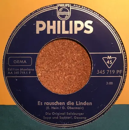 Die Original Salzburger Sepp Und Sepperl - Es Rauschen Die Linden