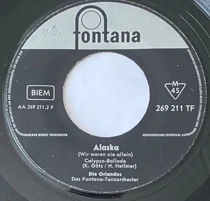 Die Orlandos - Paloma - Paloma / Alaska (Wir Waren Nie Allein)
