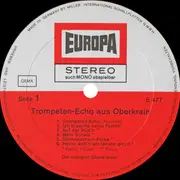LP - Die Lustigen Oberkrainer - Trompeten-Echo Aus Oberkrain