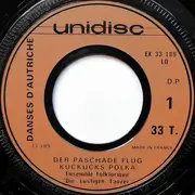 7inch Vinyl Single - Die Lustigen Tanzer - Danses D'Autriche - EP