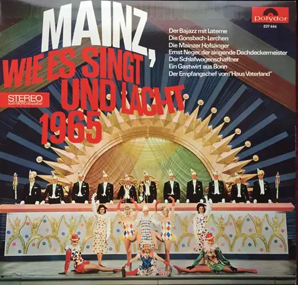 Die Mainzer Hofkapelle - Mainz, Wie es singt und lacht 1965