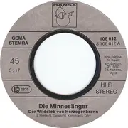 7inch Vinyl Single - Die Minnesänger - Der Wilddieb Von Herzogenbronn