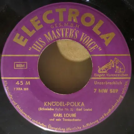 Die Singenden Holzhacker , Das Orchester Karl Loubé - Holzhacker-Dixie / Knödel-Polka