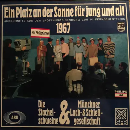 Die Stachelschweine , Münchner Lach- Und Schießgesellschaft - Ein Platz An Der Sonne Für Jung Und Alt 1967 - Ausschnitte Aus Der Eröffnungs-Sendung Zur 14. Ferns