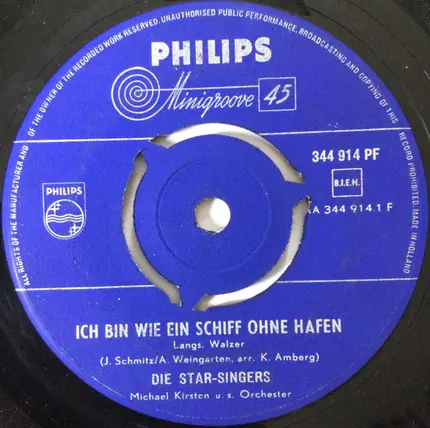 Die Star-Singers - Ich Bin Wie Ein Schiff Ohne Hafen