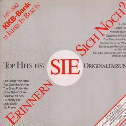 Die Starlets, Leo Leandros, Esterella Rossi etc. - Top Hits 1957 - Erinnern Sie Sich Noch?