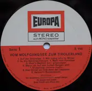 LP - Die Steierische Bauernkapelle Josef Berger - Vom Wolfgangsee Zum Tirolerland