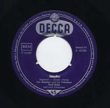 Die Sunnies Und Die Telestars , Rudi Bohn Und Sein Orchester - Oklahoma Tom