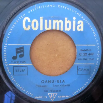 Die Polynesier - Oahu-Ela / Oh, Oh, Mary