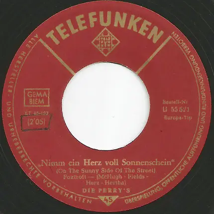 Die Perrys - Nimm Ein Herz Voll Sonnenschein