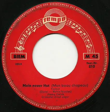 Die Perrys / Jimmy Fields - Ramona / Mein Neuer Hut (Mon Beau Chapeau)