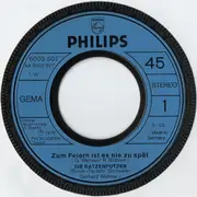 7inch Vinyl Single - Die Ratzenputzer - Zum Feiern Ist Es Nie Zu Spät