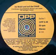 LP - Die Waxensteiner Musikanten , Die Harlachinger Blasmusik - Im Wald Und Auf Der Heidi