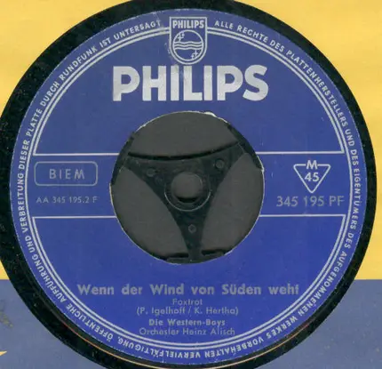 Die Western-Boys - Der Mond Scheint Heut' So Hell (Anna Kathrein)