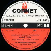 7inch Vinyl Single - Die Westfälischen Nachtigallen - Ambosslied Der Knesebecker Heinzelmännchen