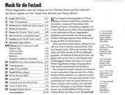 CD - Die Wiener Sängerknaben - Musik Für Die Festzeit
