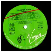 LP - Die Toten Hosen - Opel-Gang - GREEN/RED VIRGIN LABELS