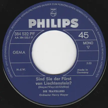 Die Travellers - Sind Sie Der Fürst Von Liechtenstein