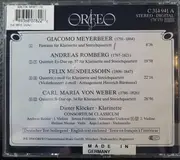 CD - Dieter Klöcker , Giacomo Meyerbeer , Andreas Romberg , Felix Mendelssohn-Bartholdy , Carl Maria von - Klarinettenquintette