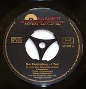 7inch Vinyl Single - Dieter Hildebrandt , Münchner Lach- Und Schießgesellschaft - Der Kontrolleur (Solo Aus Dem Kabarettprogramm »Krisenslalom«)