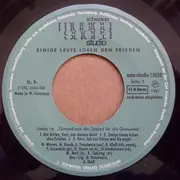 7inch Vinyl Single - Dieter Trautwein , Gerhard Kloft - Einig Leute Loben Den Frieden  - Lieder Im Gottesdienst Der Jugend Für Die Gemeinde