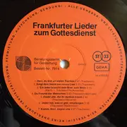 LP - Dieter Trautwein - Frankfurter Lieder Zum Gottesdienst