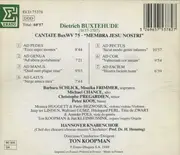 CD - Buxtehude - Cantate 'Membra Jesu Nostri'