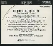 CD - Buxtehude / Wolfgang Rübsam - Das Orgelwerk • Folge 4
