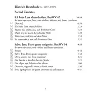 CD - Buxtehude - Sacred Cantatas