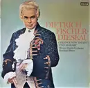 LP - Fischer-Dieskau / Peters / Wiener Haydn Orchester - Gesänge Von Haydn Und Mozart - Insert