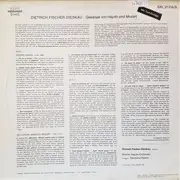 LP - Fischer-Dieskau / Peters / Wiener Haydn Orchester - Gesänge Von Haydn Und Mozart - Insert