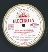 LP - Dietrich Fischer-Dieskau , Karl Engel - Dietrich Fischer-Dieskau Singt Lieder von Franz Schubert  V.Folge Balladen