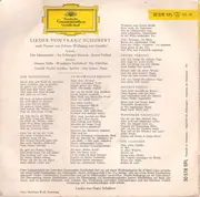 7inch Vinyl Single - Dietrich Fischer-Dieskau Singt Franz Schubert - Lieder Von Franz Schubert  - Nach Texten Von Johann Wolfgang von Goethe