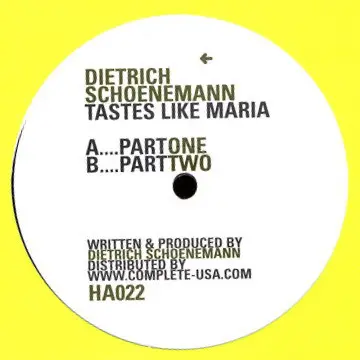 Dietrich Schoenemann - Tastes Like Maria