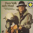 Double LP - Dietrich Kittner - Dem Volk aufs Maul - Poli Kabarett