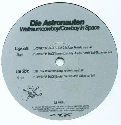 Die Astronauten - Weltraumcowboy / Cowboy In Space