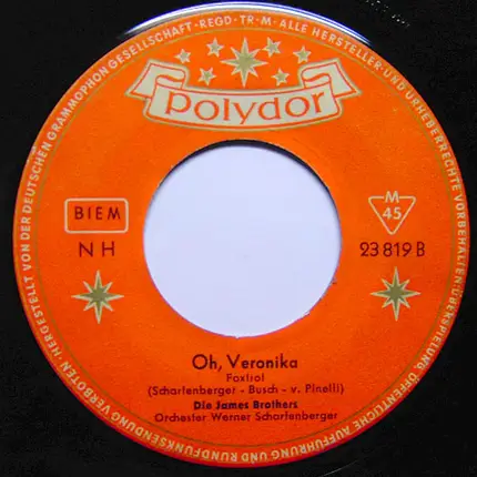 Die James Brothers - Wenn (When) / Oh, Veronika