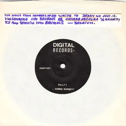 Digital Dance - I Sleep On The Waves - Faulty