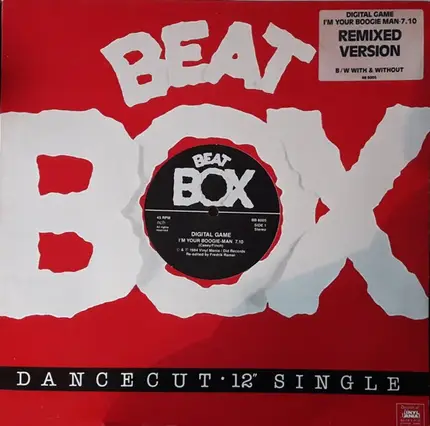 Digital Game - I'm Your Boogie Man (Remixed Version) / With & Without