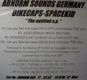 Spacekid - The Untitled E.P.