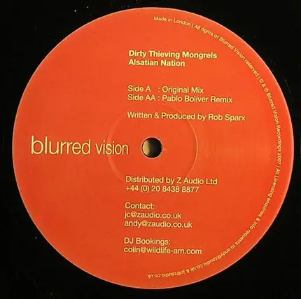 Dirty Thieving Mongrels - Alsatian Nation